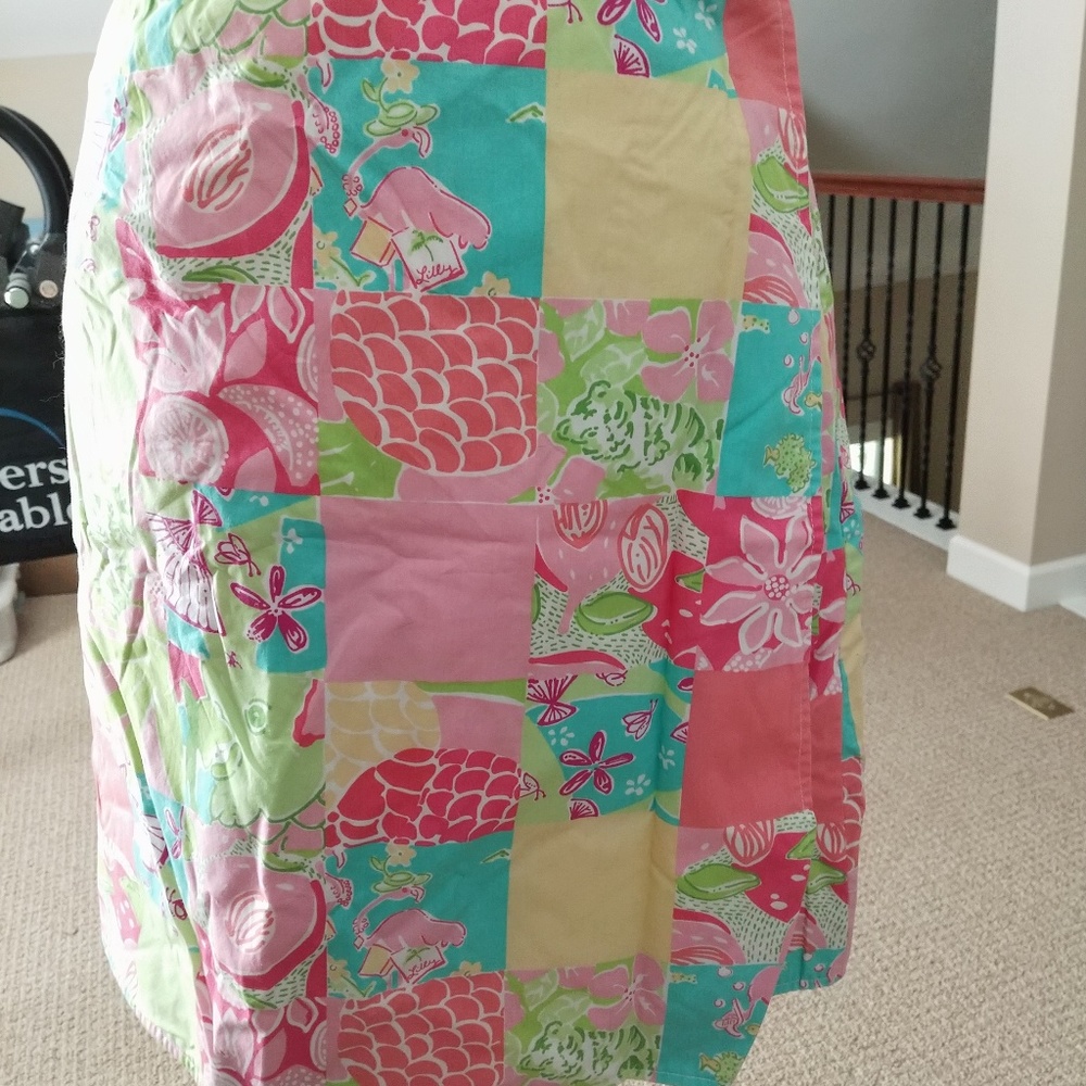 Lilly Pulitzer white label reversible skirt